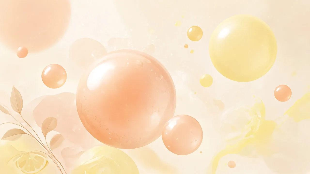 Flavor jelly swirl on cream